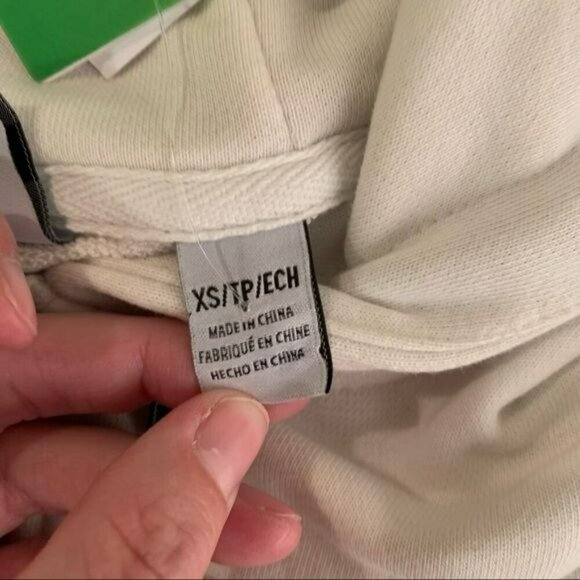 Quicksilver womens cropped quarter zip pull over hoodie - XS - Picture 10 of 10